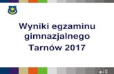 Tarnów 2017 - edunet.tarnow.pledunet.tarnow.pl/.../aktual_2017/wyniki_egzaminu... · • Egzamin gimnazjalny składał się z trzech części. W części pierwszej – humanistycznej