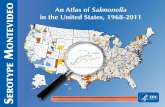 An Atlas of Salmonella ontevideo · S erotype m ontevideo An Atlas of Salmonella in the United States, 1968-2011 National Center for Emerging and Zoonotic Infectious Diseases Division