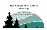 4th Annual PPS Arctic Meetingppsarctic.nina.no/files/oral presentations, moscow/Annika Hofgaard welcome.pdf · History of PPS Arctic n Abisko T I) t ation f ace c tic, w orkshop i