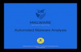 Automated Malware Analysis - Virus Bulletin · 2014-09-26 · What is Malware Investigator? • FBI developed automated analysis and repository system for suspected malware • 80%