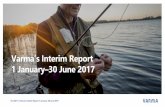 1 January 30 June 2017 - TyEL- ja YEL-vakuutukset - Varma...Investment returns 2008−2017 11.8.2017 | Varma’s Interim Report 1 January–30 June 2017 Investments yielded a return