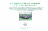 SDRplay RSPdx Review by Mike Richards · tuner or the ADC. That, in turn, would push weak signals below the noise floor. Just to make matters SDRPlay RSPdx 42 January 2020 Review