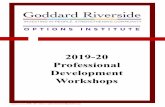 2019 20 Professional Development Workshops · 2020-06-07 · Professional Development Workshops. contact us at: (646) ... vening the larger community on critical issues around equity