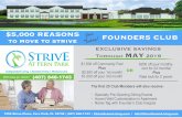 $5,000 REASONS FOUNDERS CLUB · $5,000 REASONS FOUNDERS CLUB TO MOVE TO STRIVE y! 7255 Strive Place, Fern Park, FL 32730 | (407) 848-1743 | StriveSeniorLiving.com | info@StriveSeniorLiving.com