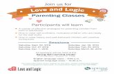 Join us for€¦ · Join us for Parenting Classes Participants will learn A variety of effective strategies for parenting children from birth to adulthood How to raise self-conﬁdent,