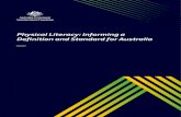 Physical Literacy: Informing a Definition and Standard for ... · Physical Literacy: Informing a Definition and Standard for Australia 6 Physical Literacy Sampling Methodology Our