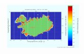 Island · 1 1.2 1.4 1.6 1.8 2 x 104 Mittlere Tiefe der jeweils 10 m umfassenden Tiefenbereiche [m] Fläche der jeweils 10 m umfassenden Tiefenbereiche [km 2] 4000 2400 2600 3100 18100