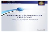 DEFENCE ENGAGEMENT PROGRAM - Canadian Armed Forces · Canadian Armed Forces (CAF) with a direct interest in defence research and policy development. The DTSC meets on an annual basis