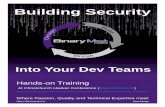Building Security - BinaryMist · . Kim Carter Where Passion, Quality and Technical Expertise meet Kim will lead the class through the tools, techniques and thought processes of both