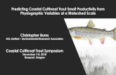 Predicting Coastal Cutthroat Trout Smolt Productivity from ... · 5/11/2019  · 1. Management Background • Problem • Challenges 2. Purpose • Research Question • Intentions