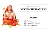Adi Shankaracharya VIVEKCHUDAMANIJul 01, 2020  · Drk Dishya Viveka I am Elevated What becomes status of world : • World taken as Drishyam now becomes Karyam. • I am Karanam -