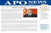 NEWS - APO · 2018-12-30 · 2 APO News January–February 2012 Ecotourism in Asia: moving forward APO alumnl news NPO focus A sia is now facing changes in global tour-ism trends,