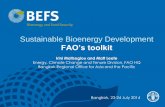 Sustainable Bioenergy Development FAO’s toolkit · 2019-11-27 · FAO’s toolkit Irini Maltsoglou and Matt Leete ... FAO HQ Bangkok Regional Office for Asia and the Pacific . 2