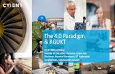 The 4.0 Paradigm & RGUKT · Innovation to Entrepreneurship - The Virtuous Cycle: Design Thinking-Lean Startup-Agile Explore the problem Build the right thing Build the thing right