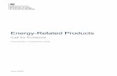Energy-Related Products: Call for Evidence · Products policy has been an effective lever in making energy-related products more energy efficient, thereby reducing their carbon emissions.