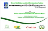 present Africa Trending: Contemporary Challenges in ......organization that began as Econet, changed to Vodacom, then Vmobile, later Celtel andZain and now, Airtel. Thereafter, my