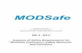 WP 4 - D4.2 Analysis of Safety Requirements for MODSafe ... · V1.0 13.August 2010 WP 4 New document V1.1 10.December 2010 WP 4 and external experts (VDV) Consideration of comments