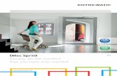 Ditec Sprint EN Simply, all the comfort that you have ever ......SBA: arm with articulated motion SPRINTBRAS: arm with three-sections articulated motion for doors that open inward;