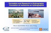 Formation and Research in Hydrography Formation et ... · Hydrography = Marine Geomatics ... Applied geomatics: ... (WikiSIG: A participative mapping tool applied to the maritime
