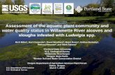Assessment of the aquatic plant community and …...Assessment of the aquatic plant community and water quality status in Willamette River alcoves and sloughs infested with Ludwigia