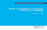 2017 workforce census: focus on Wales - RCPCH · UK nations in turn. Further reports will focus on safeguarding provision, the workforce in paediatric specialties and Specialty and