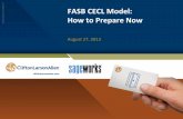 FASB CECL Model: How to Prepare No...Todd has 20 years auditing and consulting experience the financial institutions industry. He serves as a member of the AICPA Depository Institutions