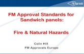 FM Approval Standards for Sandwich panels: Fire & …...4882 Class 1 Interior Wall and ceiling systems – Smoke Sensitive occupancies FM Standards – Sandwich Panels FM Standards