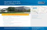FOR SUBLEASE > OFFICE SPACE 371 Hoes · PDF file FOR SUBLEASE > OFFICE SPACE 371 Hoes Lane PISCATAWAY, NJ 08854 371 Hoes Lane > Office Space First Floor: 3,703 SF Rent: $17.00 PSF