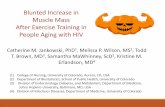 Blunted Increase in Muscle Mass After Exercise Training in ...regist2.virology-education.com/presentations/2019/HIVAging/03... · Blunted Increase in Muscle Mass After Exercise Training