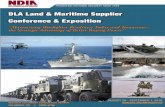 DLA Land & Maritime Supplier Conference & Exposition · 2018-03-06 · u Ms. Angela McCoy, DLA Land and Maritime 8:15 AM WELCOME REMARKS u Mr. James McClaugherty, SES, Acting Commander,