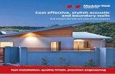 Cost effective, stylish acoustic and boundary walls · Brisbane Wind region A Wind region B Wind region C Wind Region D Proven wind load performance means your wall will withstand