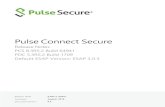 Pulse Connect Secure - NAC | Hybrid IT | Pulse Secure · Pulse Connect Secure Release Notes PCS 8.3R5.2 Build 64941 PDC 5.3R5.2 Build 1709 Default ESAP Version: ESAP 3.0.3 Release,