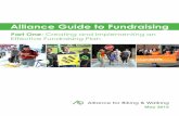 Part One: Creating and Implementing an Effective ......Guide to Fundraising PART ONE: Creating and Implementing an Effective Fundraising Plan 4 Creating a fundraising plan may seem
