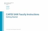 CAP20 SAM Faculty Instructions - capannualmeeting.org … · •Each question can have 4 (recommended) or 5 answer options. o Number must be consistent for all questions. • Only