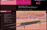 FLUXUS XLF Non-invasive Flow Meter for Extremely …...Low ﬂ ow processes in the FLUXUS® XLF Non-invasive Flow Meter for Extremely Low Flow rates Reliable - Repeatable - Rugged
