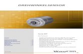 Drehwinkelsensor WP / WP-M - WayCon · DREHWINKELSENSOR Analog - Industrieausführung Serie WP, WP-M Key-Features: - Gehäusedurchmesser WP-M: 40 mm, WP: 60 mm - Sensorelement: Präzisionspotentiometer