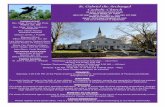 St. Gabriel the Archangel Catholic Church Bulletin.pdf · 24/03/2019  · Catholic Charities Villa Marie Claire I would also like to extend a hand to anyone interested in joining