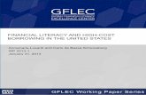 FINANCIAL LITERACY AND HIGH-COST BORROWING IN THE … · payday loans, pawn shops, auto title loans, refund anticipation loans, and rent-to-own shops, and offer a portrait of borrowers