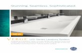 Stunning. Seamless. Sophisticated....A stunning design enhanced by Bradley’s exclusive Evero® natural quartz surface. LVS-Series Lavatory System NEW Create distinct restroom spaces