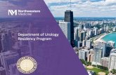 Department of Urology Residency Program ... Key Facts about Northwestern Urology ¢â‚¬¢ One of the oldest