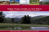 State Trust Lands in the West - Friends of the Verde RiverpoLicy focuS report lincoln inStitute of land policy culp, laurenzi & tuell State truSt LandS in the WeSt The first section