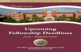 Upcoming Fellowship Deadlines - Florida State ... Funding for visits to work at Fermilab for up to one year. Support provided by the program may include travel and local lodging expenses