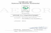 ARCIONCERTIFICATE IQNet and AENOR hereby certify that the organization ARCION, S.A. CONSTRUCCIONES PO DE LA ALAMEDA 56 e Y, 61 10 46023 - VALENCIA AV DE LA INDUSTRIA 49 10 28108 -