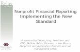 Nonprofit Financial Reporting: Implementing the New Standard · NFP A’s endowment funds consist of donor -restricted endowments and a quasi -endowment. Income from donor - restricted
