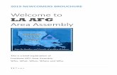 Welcome to LA AFG Area Assembly · Welcome Louisiana AFG Area Assembly, Inc.to the The purpose of the Assembly is the same as that of our groups – ... Coordinators, our current