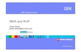 Architecting - MDA and RUP and RUP.pdf Rational Unified Process (RUP) Model-Driven Architecture (MDA) Aligning MDA with RUP Automating MDA Summary IBM Software Group | Rational software
