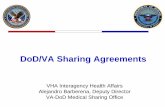 DoD/VA Sharing Agreements · 2013-12-08 · Benefits of VA-DoD Sharing • Purchased Care/Non-VA Care Recapture • Combining Other VA and DoD Services in one location – economies