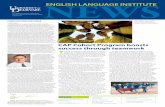 English languagE institutE · English languagE institutE 2012 AnnuAl HolidAy newsletter for our friends in tHe internAtionAl Community dear eli friend, the audience for our annual