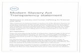 3kx9fd1nlx1i3c5hle3izi6p-wpengine.netdna-ssl.com · 2019-06-27 · Modern Slavery Act Transparency statement Statement on slavery and human trafficking for financial year 2018 This