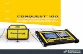 CONQUEST 100 - Sensors & Software Inc. · 2018-07-04 · Conquest 100 reduces risk by detecting rebar, post-tension cables, metallic and non-metallic conduits as well as current-carrying